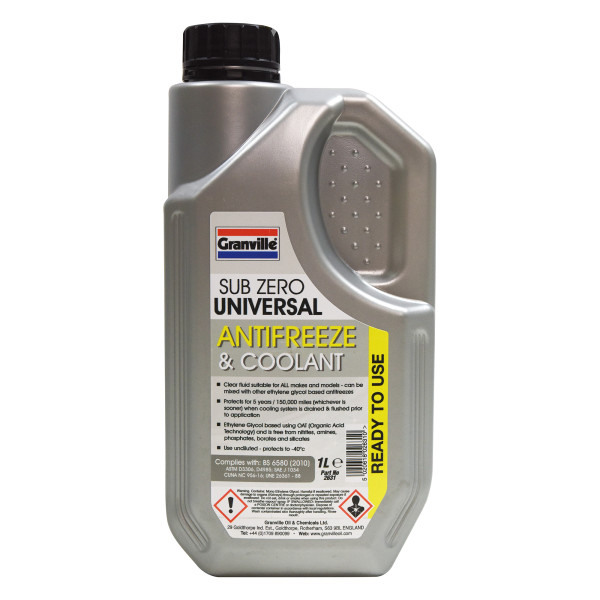 Granville Subzero universal coolant 1 litre
